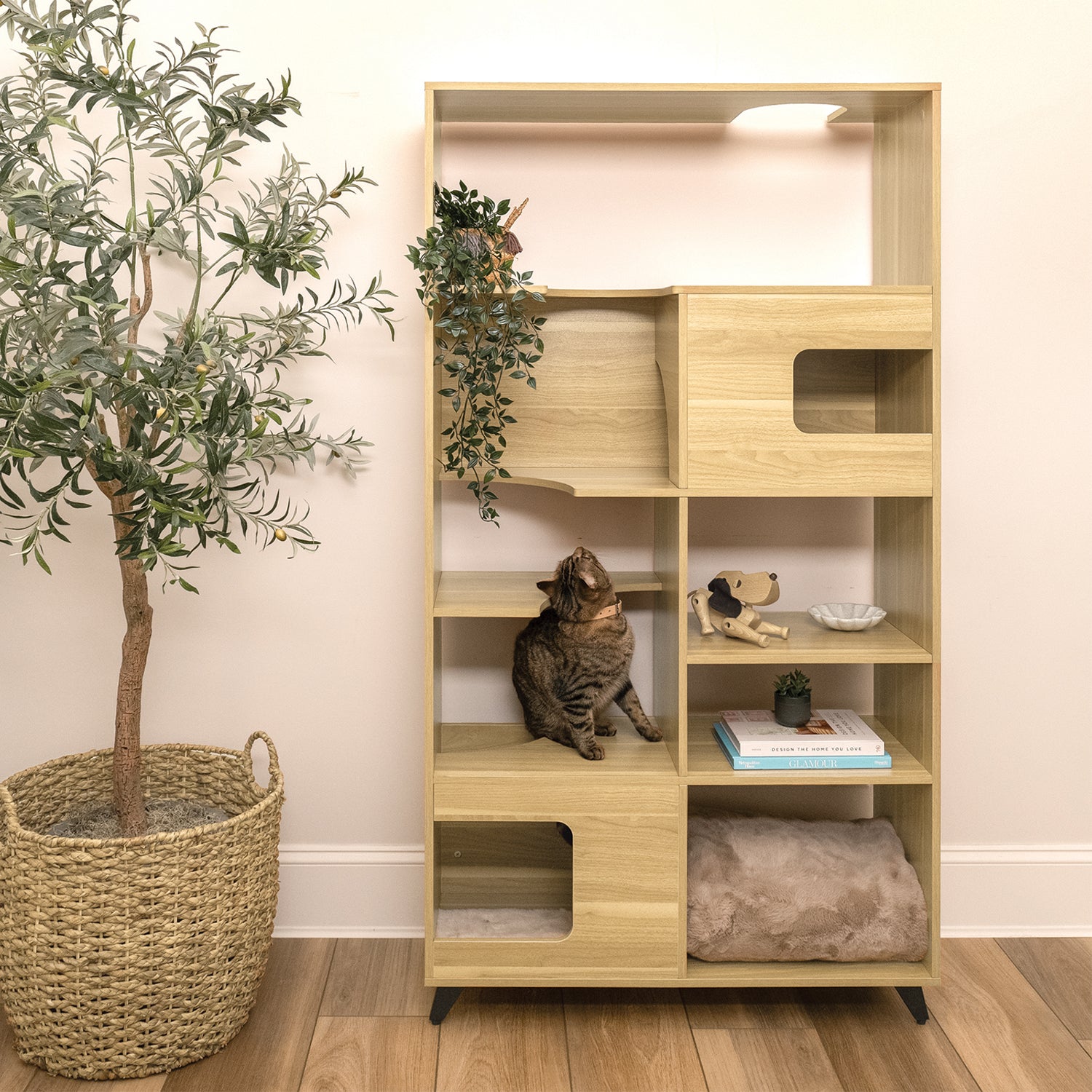 CLIFFORD Premium Multifunctional Cat Furniture with Storage - One size