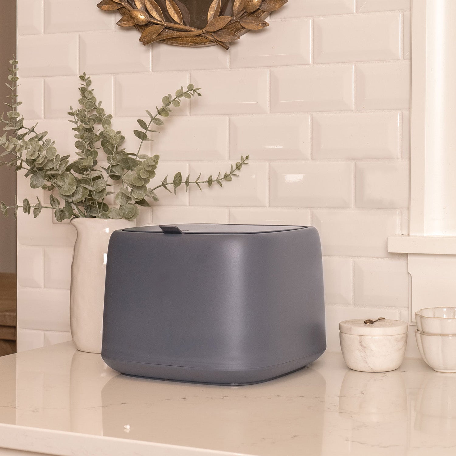 HOKAN Kibble Food Container, 10L Grey One Size