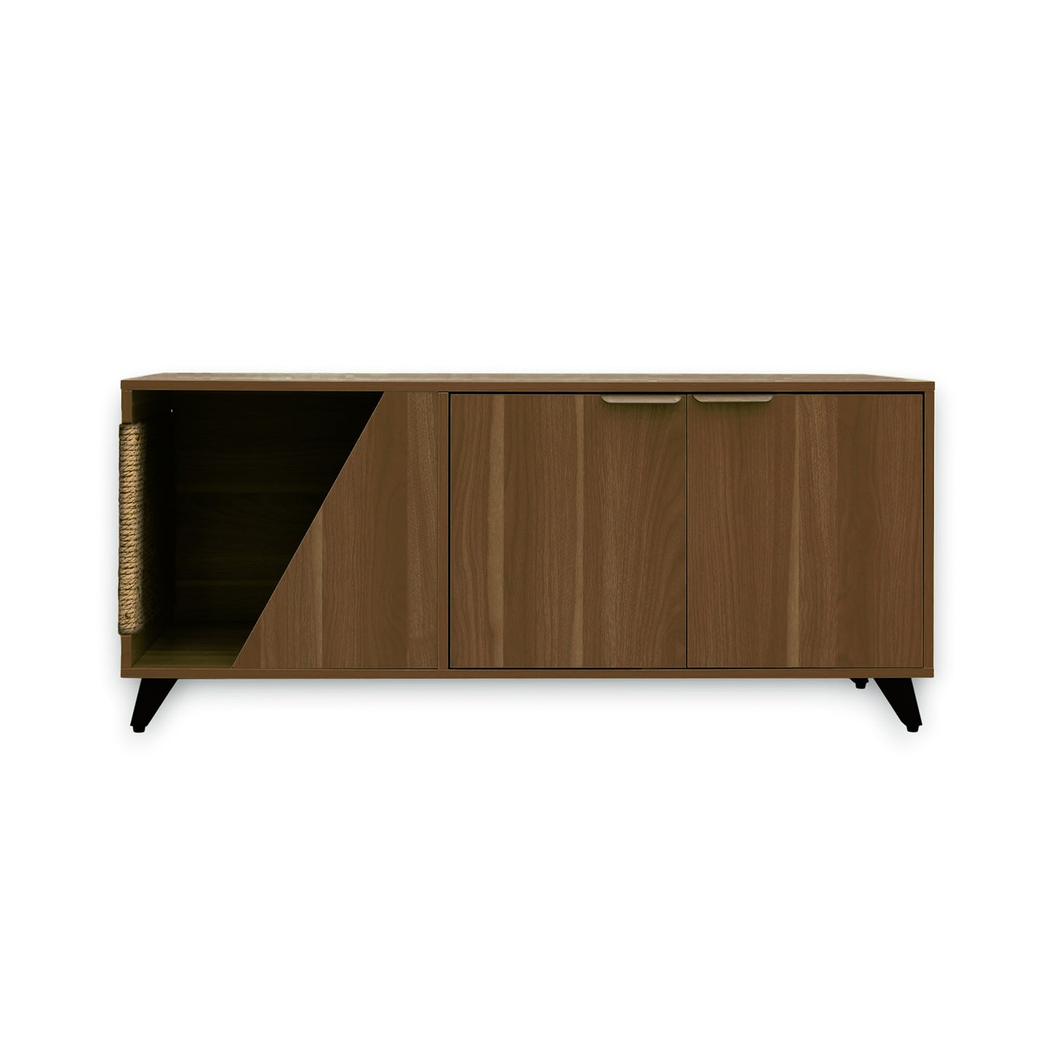 JESSE Multifunctional Litter Cabinet with Cat Scratcher - One Size