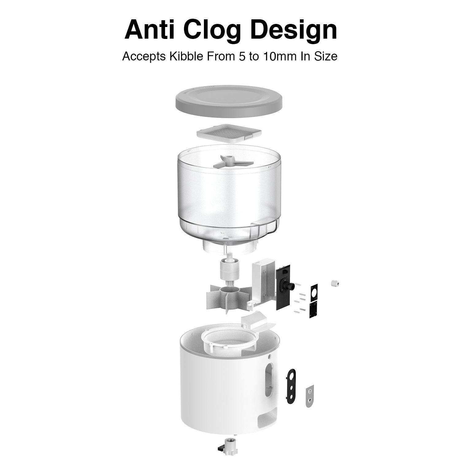 Purechew Sight 4L Smart App Pet Feeder for Cats and Dogs with HD Camera