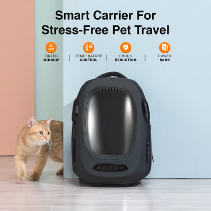 Trekpod Smart App Pet Carrier Backpack with Temperature Control