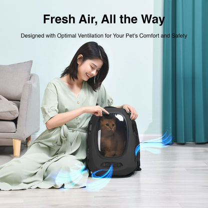 Trekpod Smart App Pet Carrier Backpack with Temperature Control