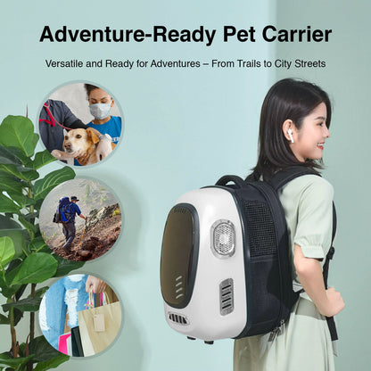 Trekpod Smart App Pet Carrier Backpack with Temperature Control