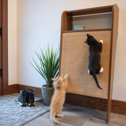WESLEY Wall Cat Scratcher with Shelf - One Size