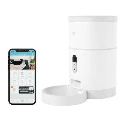Purechew Sight 4L Smart App Pet Feeder for Cats and Dogs with HD Camera