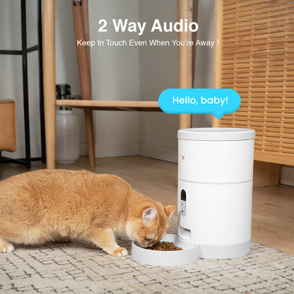 Purechew Sight 4L Smart App Pet Feeder for Cats and Dogs with HD Camera